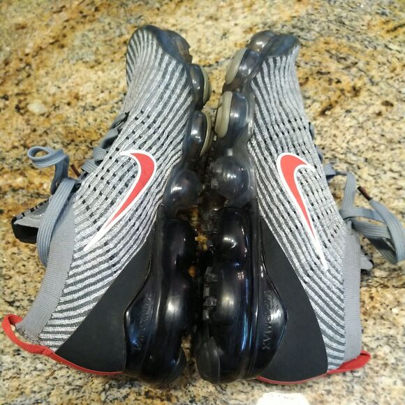 Nike Mens Air Vapormax Flyknit 3 Running Shoes Red AJ6900-012 Lace Up 8.5 - Picture 6 of 12